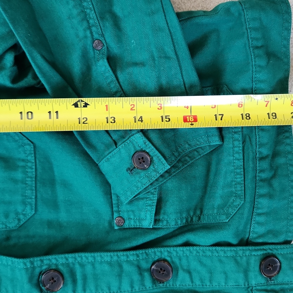 Talbot's Button Front Green Jacket - LP (NWT) - Picture 6 of 8